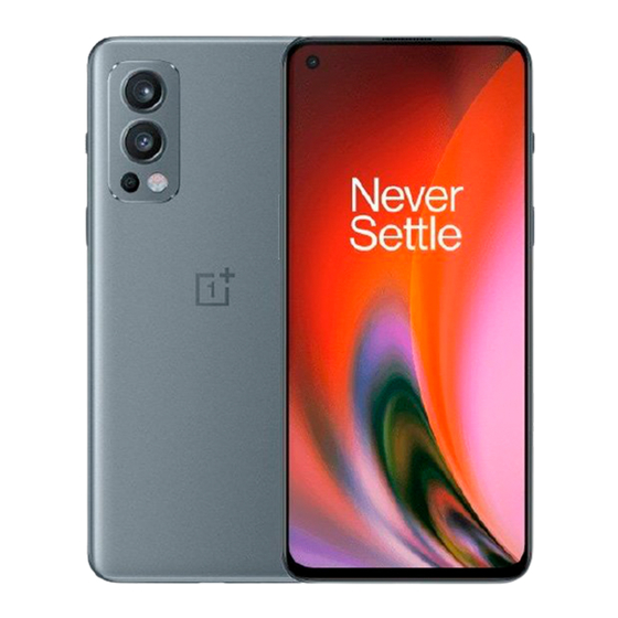 OnePlus Nord 2 5G Manuel Utilisateur