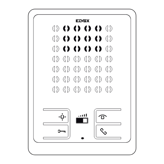 Vimar Elvox 6900 Manuel Installateur