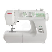 Janome 2212 Livret D'instructions