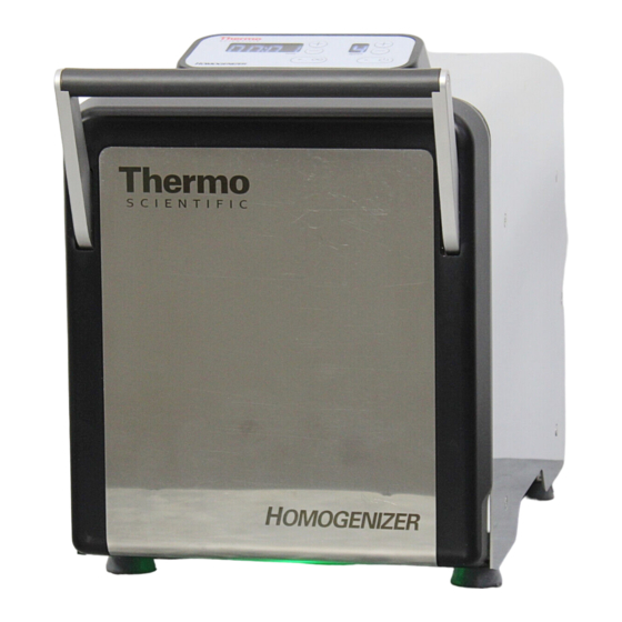 Thermo Scientific Homogenizer S Manuels