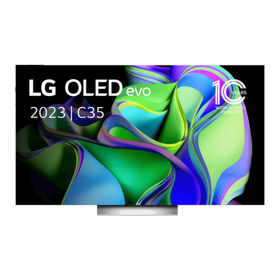 LG OLED48C35 Guide De L'utilisateur