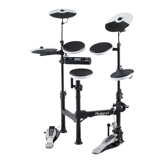 Roland V-Drums TD-4KP Guide D'installation