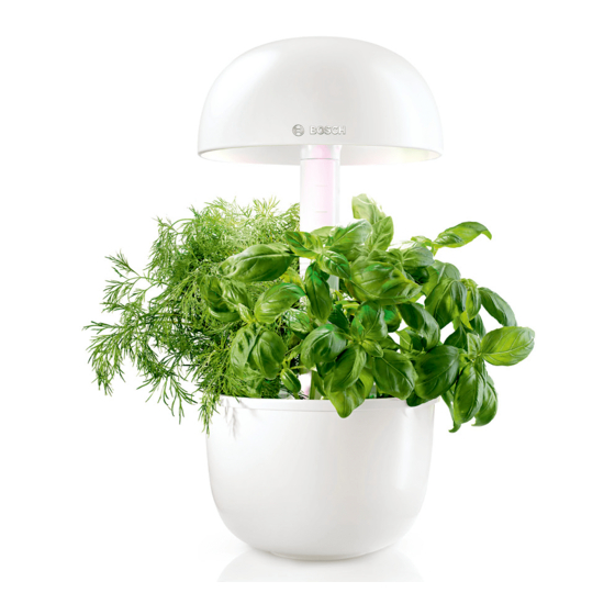 Bosch SmartGrow MSGP3 Mode D'emploi