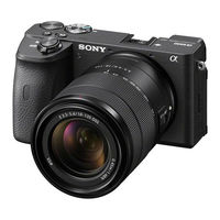 Sony ILCE-6600 Guide De Démarrage