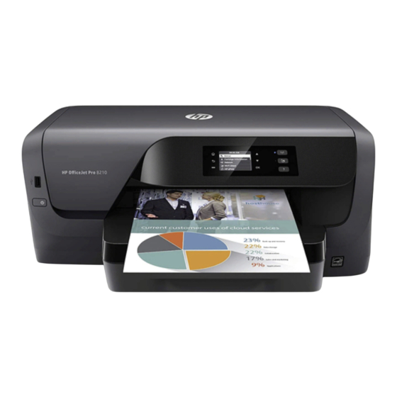 HP OfficeJet Pro 8210 Serie Mode D'emploi