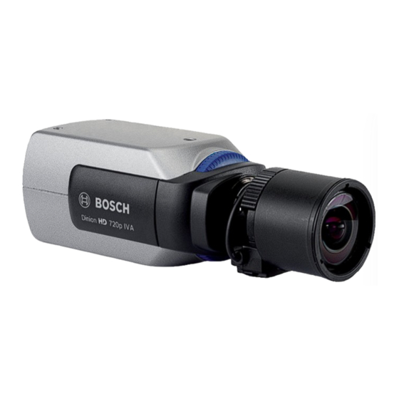 Bosch Dinion IP Jour/Nuit HD 720p Manuels