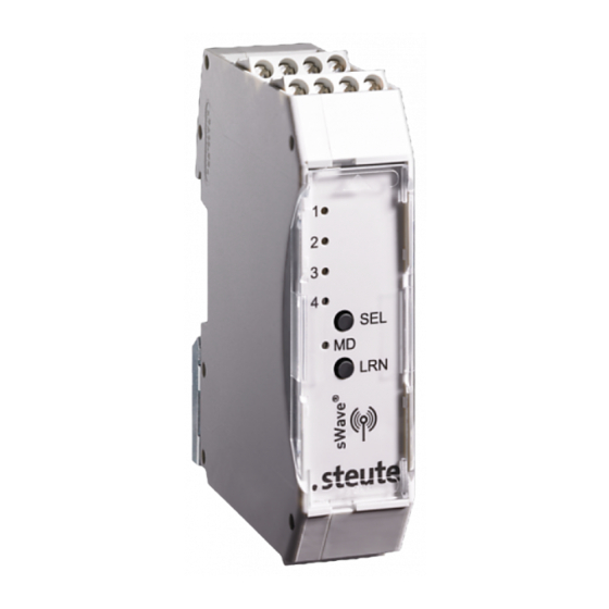steute RF Rx SW868-4S Instructions De Montage