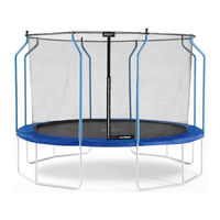 Plum 14ft Wave Springsafe Trampoline & Enclosure with Mist Instructions De Montage