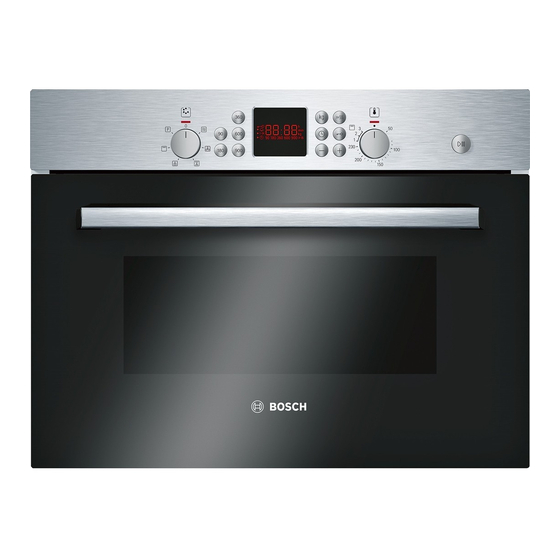 Bosch HBC84H501 Notice D'utilisation