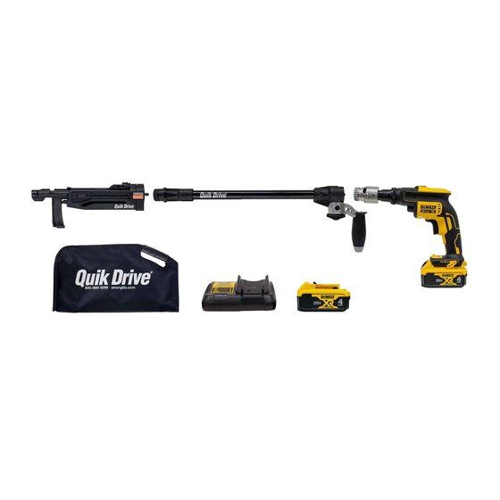 DeWalt Quik Drive QD PRO175G2 Mode D'emploi