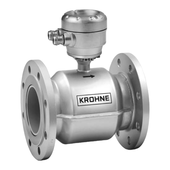 KROHNE WATERFLUX 3000 Notice Technique