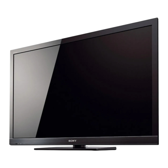 Sony Bravia KDL-46HX800 Mode D'emploi