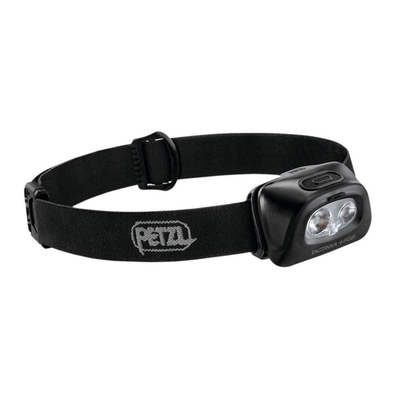 Petzl TACTIKKA +RGB Mode D'emploi