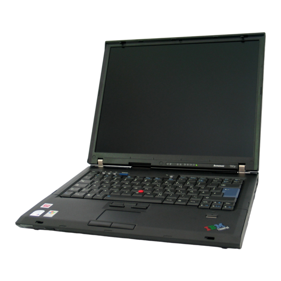 Lenovo ThinkPad T60 Mode D'emploi