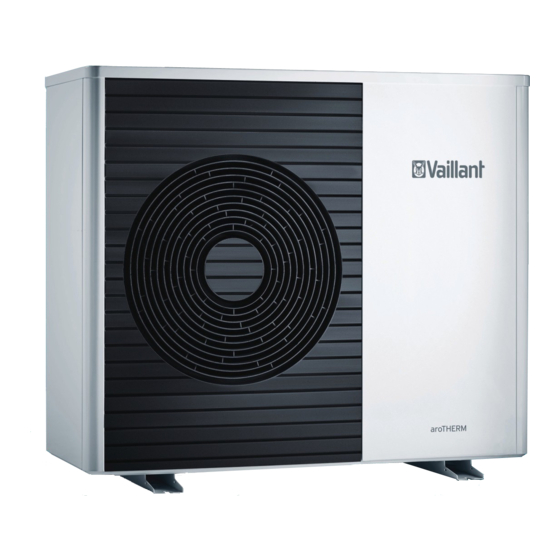 Vaillant aroTHERM VWL AS Serie Manuel D'utilisation