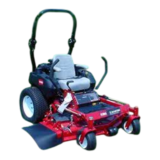 Toro Z Master Z450 Manuel De L'utilisateur