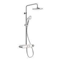 Duravit Shower System Shelf 1050 TH4380 0080 Notice De Montage Et D'utilisation