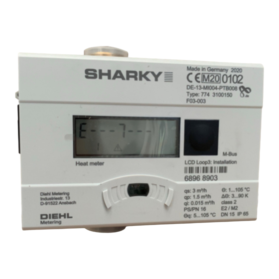 Diehl Metering SHARKY 774 Compact Guide D'installation