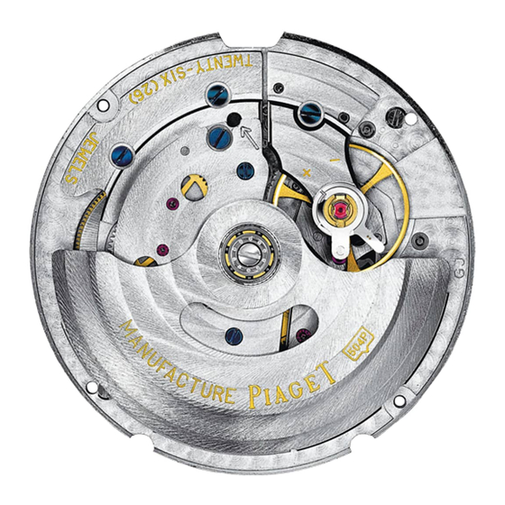 Piaget 504P Manuels