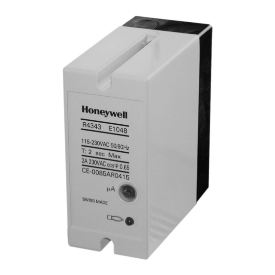 Honeywell R4343D Manuel D'instructions