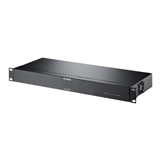 Bosch VIDEOJET multi 4000 Guide D'installation