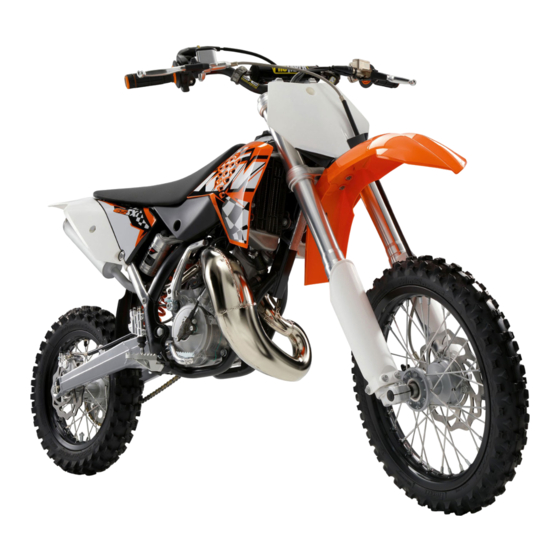 KTM 65 SX 2011 Manuel D'utilisation