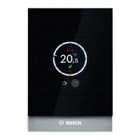 Bosch Control CT 100 Manuel D'installation Et D'utilisation