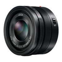 Panasonic Lumix H-X015 Mode D'emploi