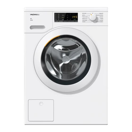 Miele WCA 020 Mode D'emploi