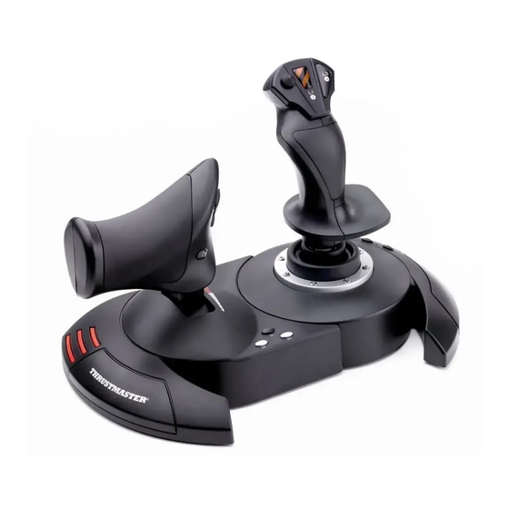 Thrustmaster T.Flight HOTAS X Manuel De L'utilisateur