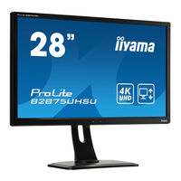 Iiyama ProLite B2875UHSU Mode D'emploi