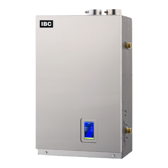 IBC SL Serie Manuel D'installation Et D'utilisation