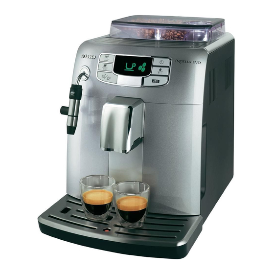 Philips Saeco Intelia Evo HD8752 Instructions