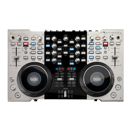 Hercules DJ CONSOLE 4-MX Mode D'emploi