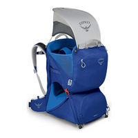 Osprey POCO LT CHILD CARRIER Mode D'emploi