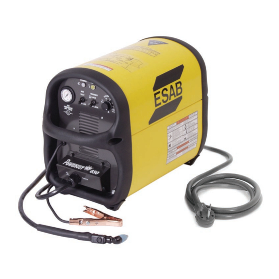 ESAB Powercut 650 Manuel D'instruction