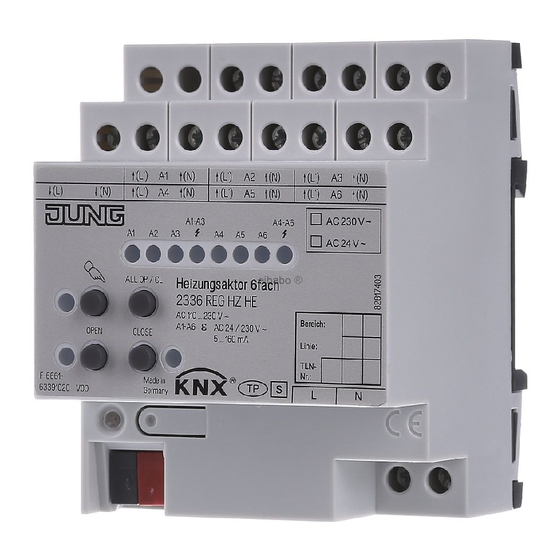 Jung 2336 REG HZ B Mode D'emploi