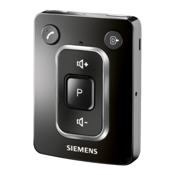 Siemens miniTek Mode D'emploi