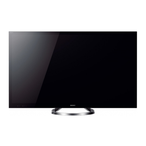 Sony Bravia KDL-65HX95 Série Manuels