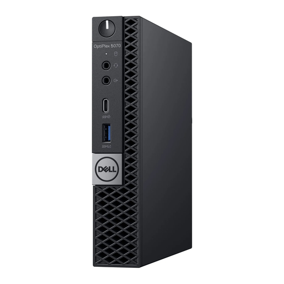 Dell OptiPlex 5070 Micro Manuel De Maintenance