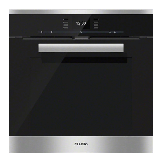 Miele H6660BP Mode D'emploi Et Notice De Montage