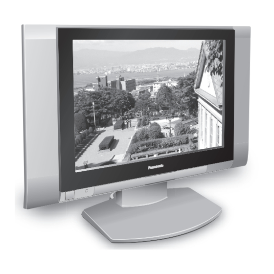 Panasonic TC-26LX20 Mode D'emploi