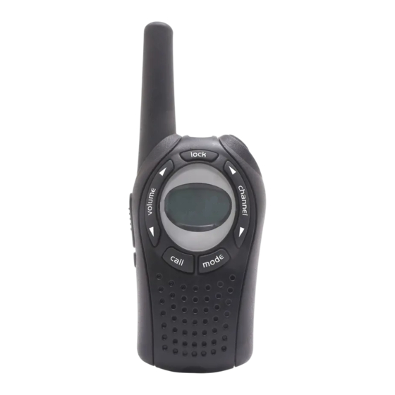 Cobra microTALK FRS237 Guide D'utilisation
