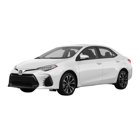 Toyota Corolla 2019 Guide Rapide