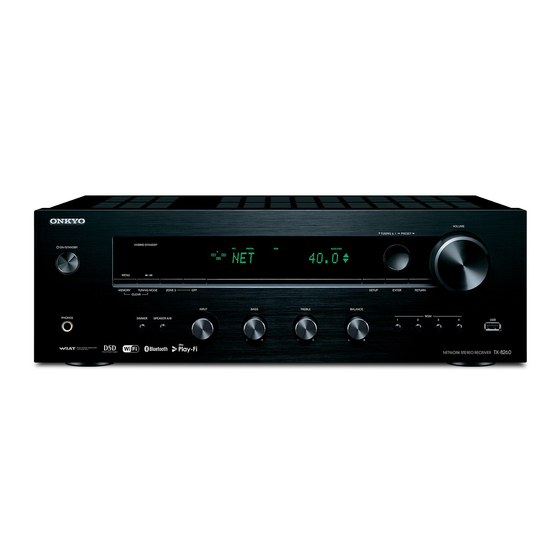 Onkyo TX-8260 Mode D'emploi