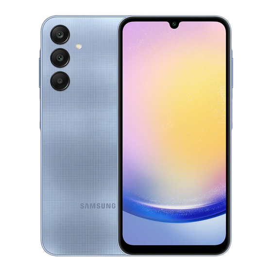 Samsung Galaxy A25 Mode D'emploi