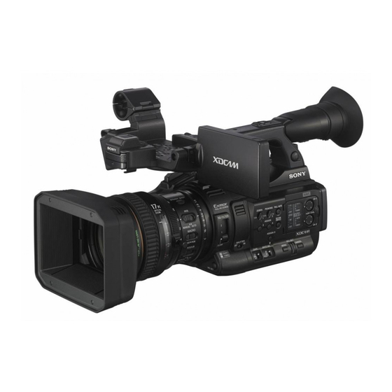 Sony PXW-X200 Mode D'emploi