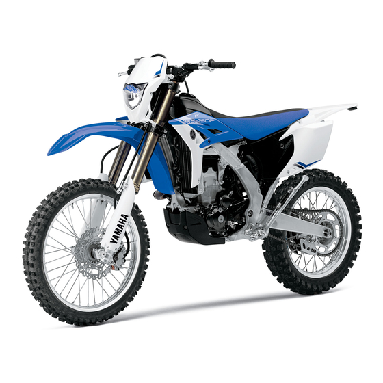 Yamaha WR450F 2013 Manuel Du Propriétaire