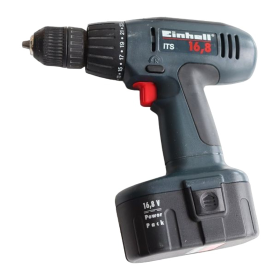 EINHELL ITS 16,8 Mode D'emploi