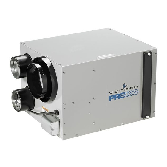 Venmar PRO 100 Manuel D'utilisation